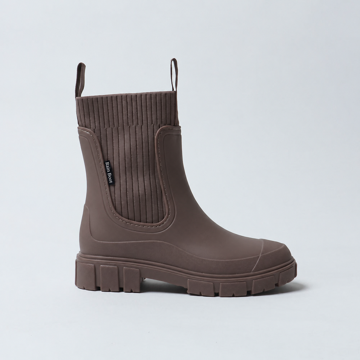 Dusky Apricot — Chelsea Rain Boot side view