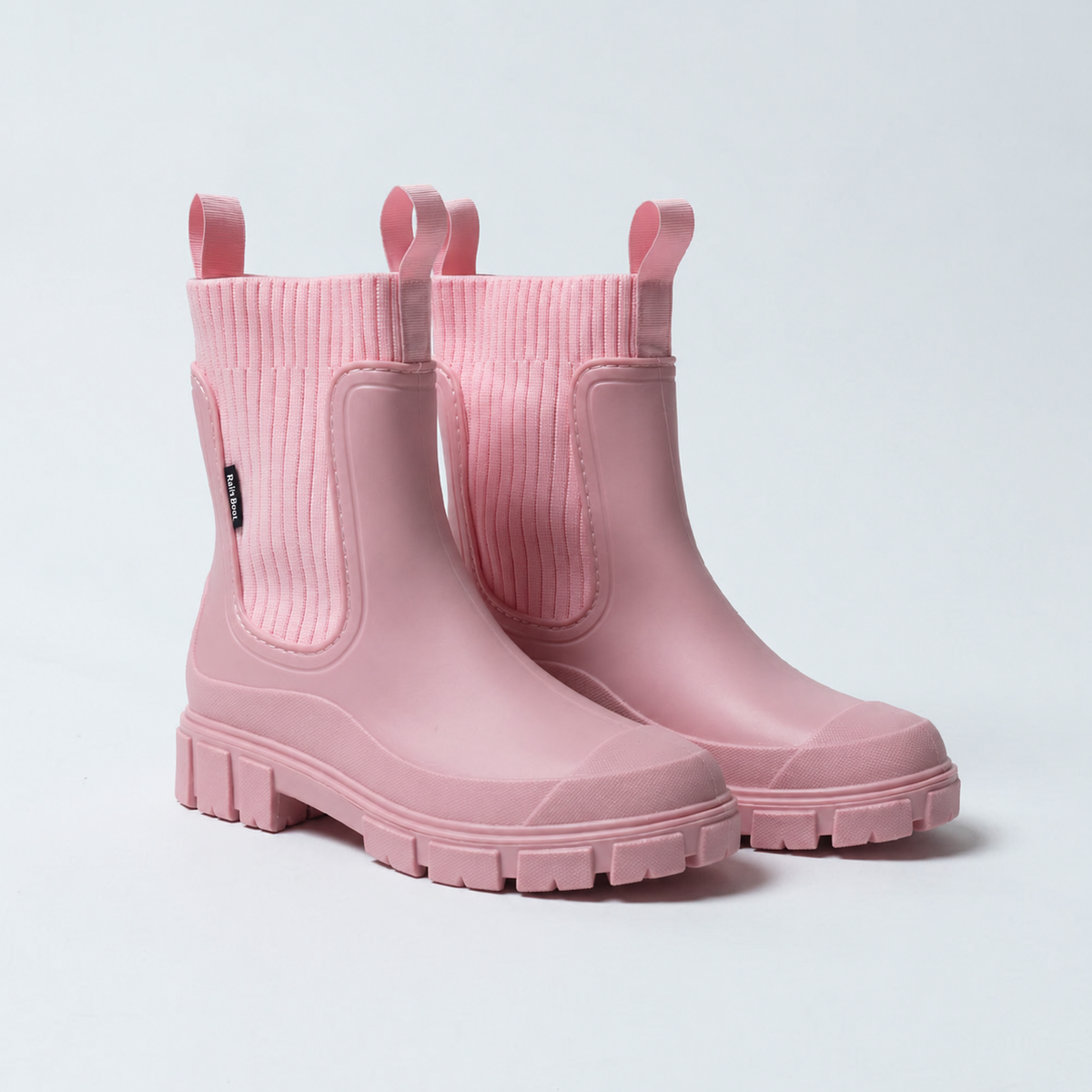 Blush Pink — Chelsea Rain Boot pair